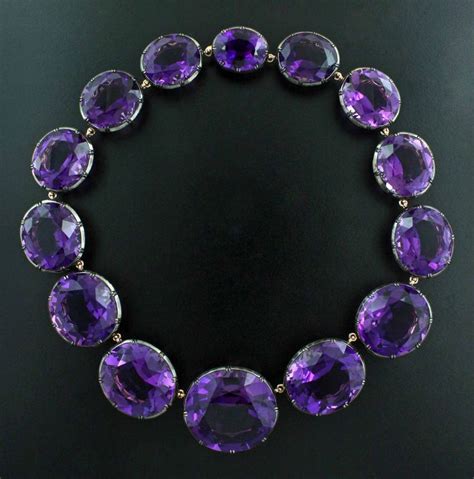 james de givenchy amethyst necklace